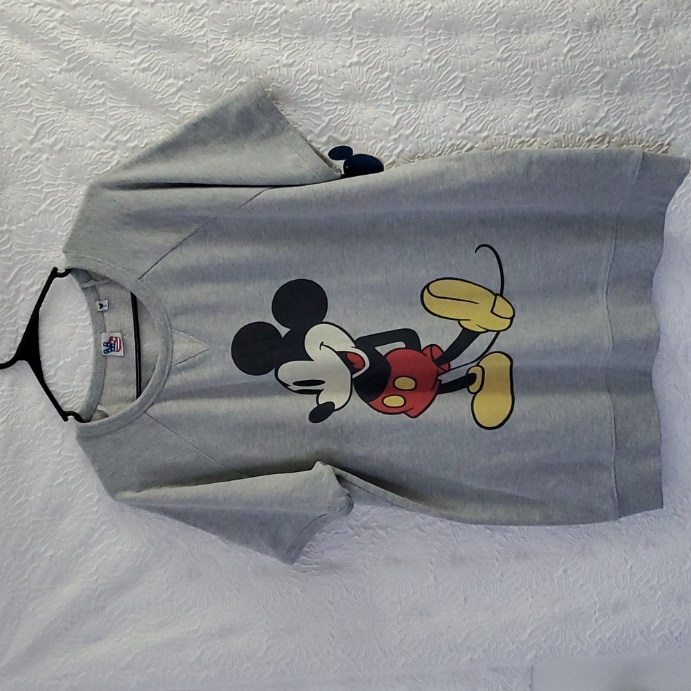Disney Junk Food Mickey Mouse Sweater Top sz Lg